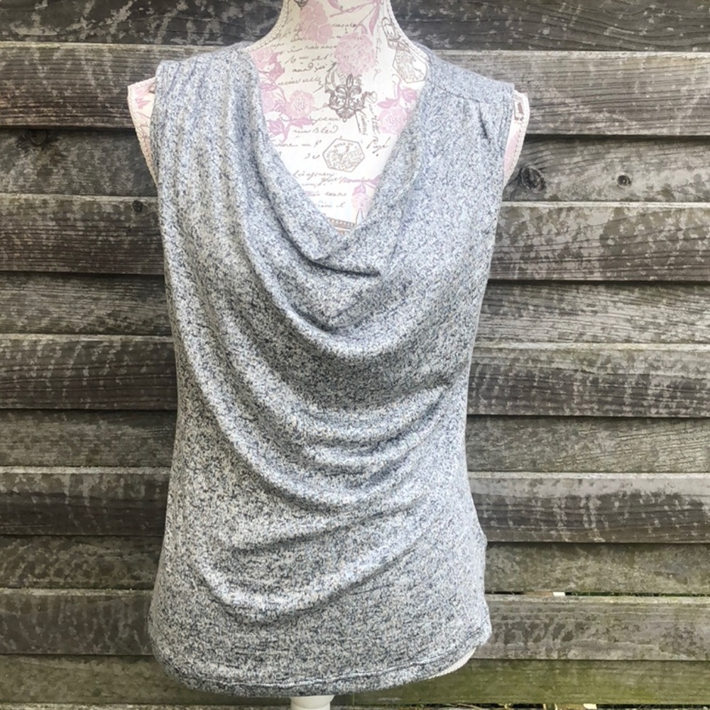 Elegant Cowl Neck Tank Blouse